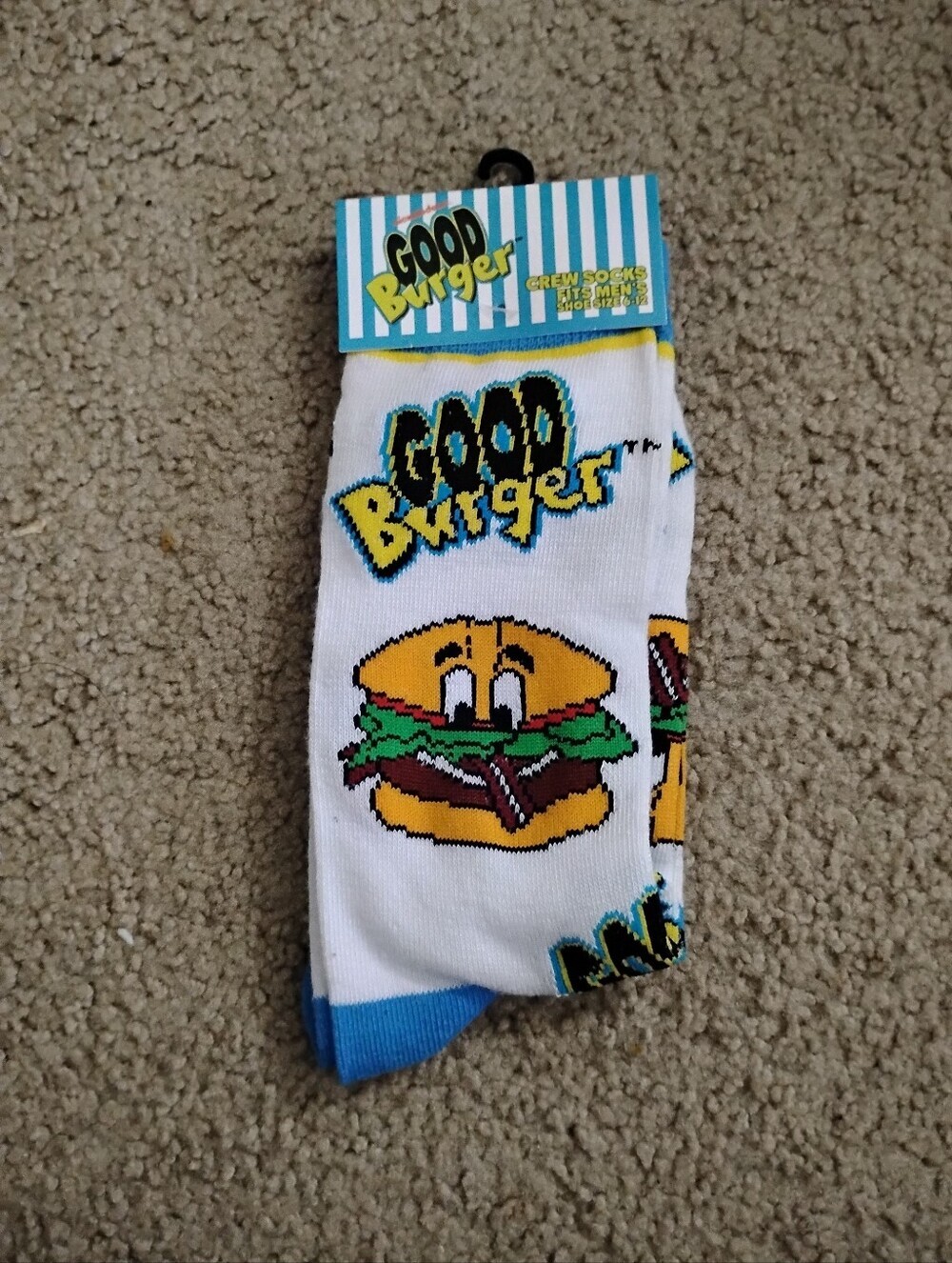 Official Good Burger Crew Socks.